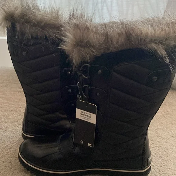 Black Sorel Tofino ll Waterproof Snow Boots Size 7 and 10.5 NWT - Picture 7 of 8